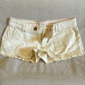 American Eagle Women’s shorts. Low rise, khaki shorts, 2 in inseam.